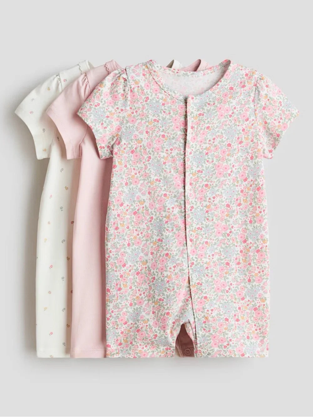 H & M Shortalls - Short Cotton Pajama Jumpsuits